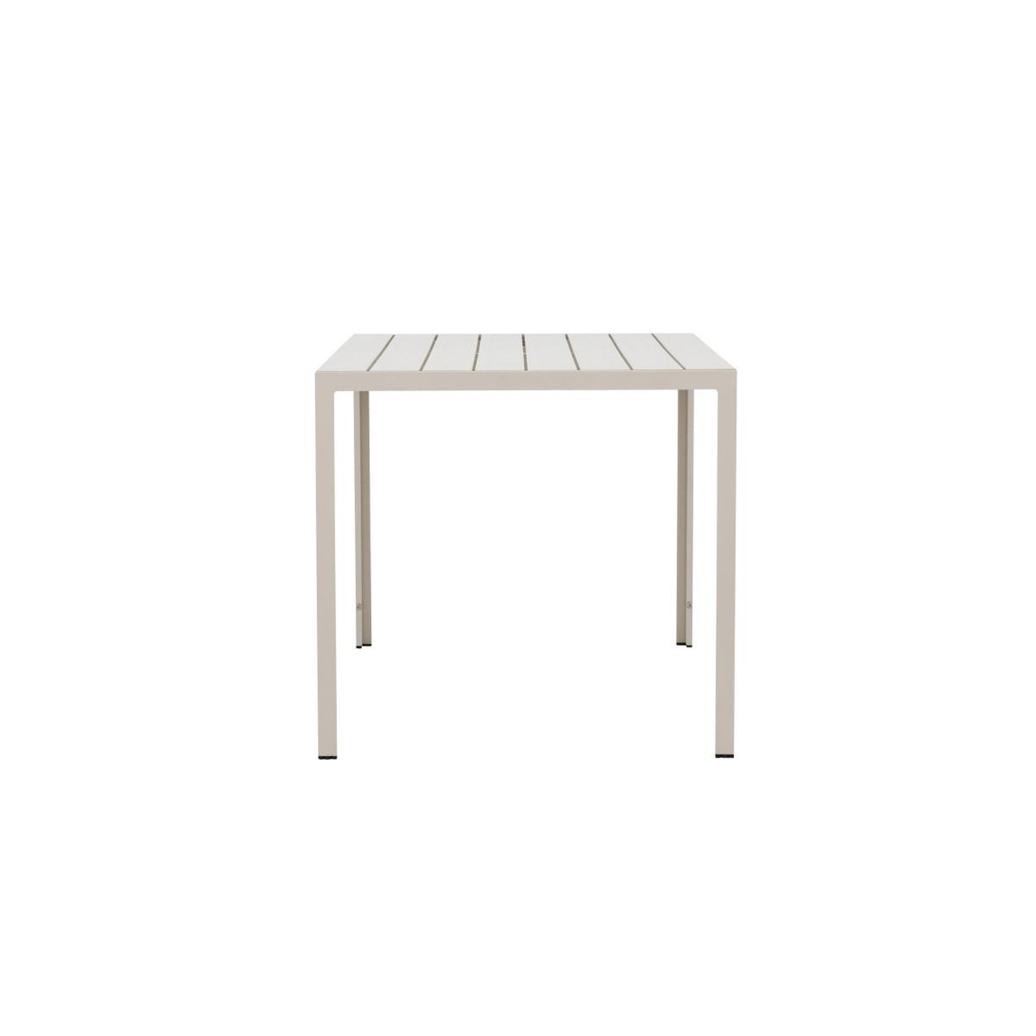 Voir la diapositive 2 : Paris Prix Table de jardin  mirko  140cm beige