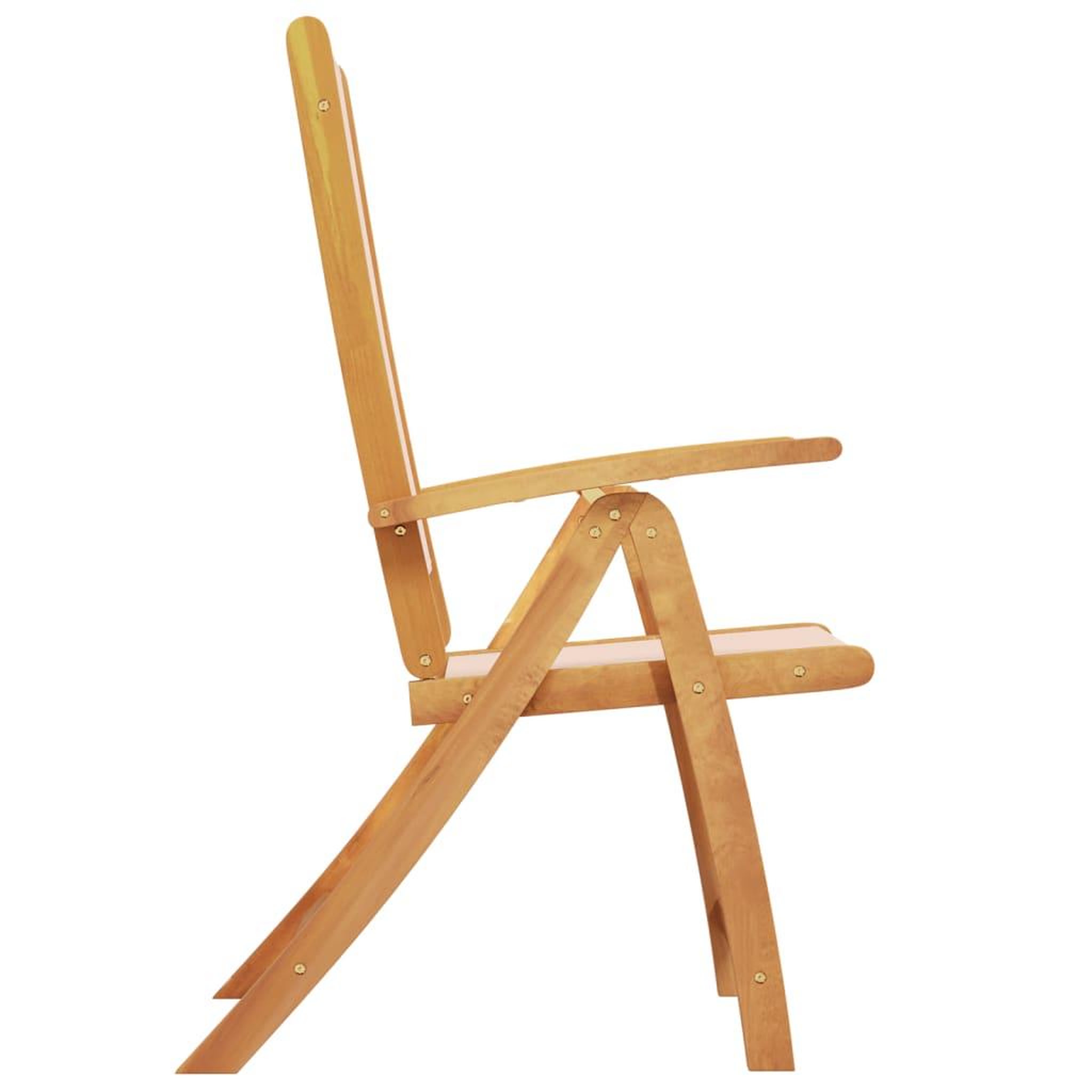Voir la diapositive 5 : VIDAXL Chaises pliables de jardin lot de 2 bois d'acacia et textilene