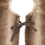 Voir la diapositive 2 : Paris Prix Tapis de Sapin Déco  Effet Fourrure  90cm Marron