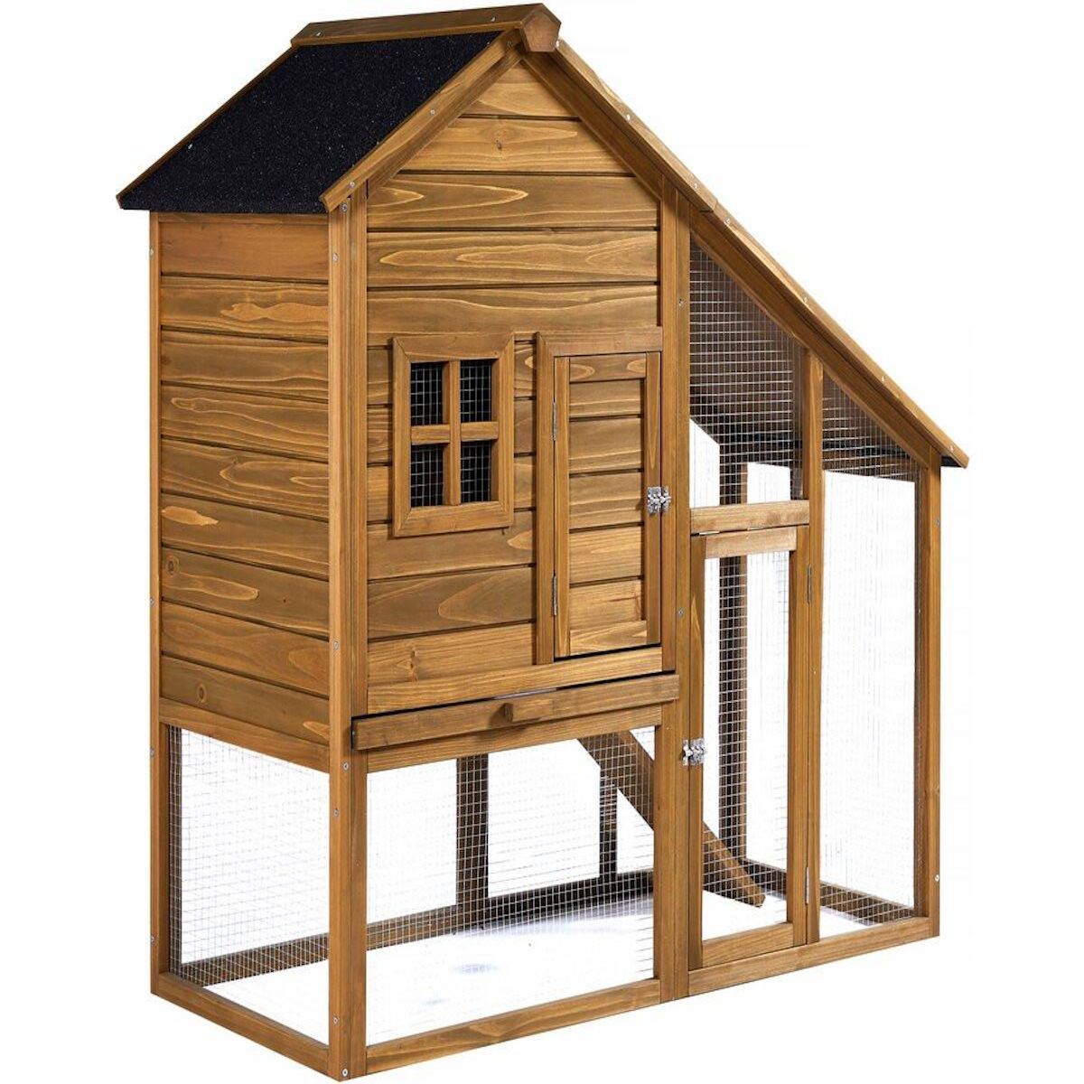 Habitat et Jardin Poulailler  Lily  avec pondoir en bois - Marron