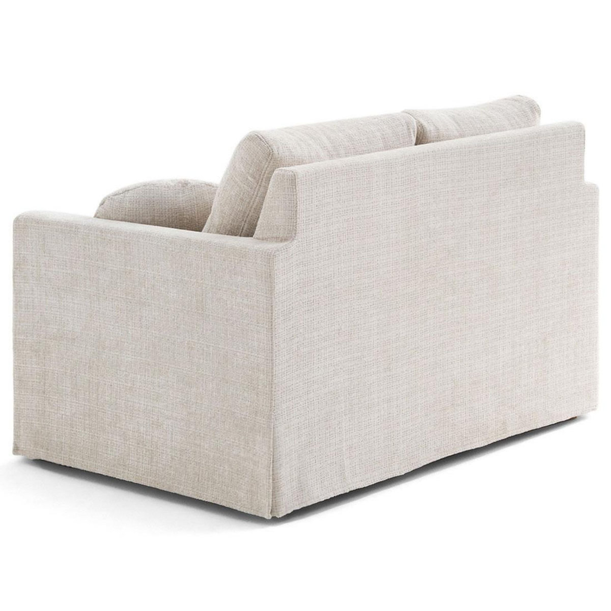 LISA DESIGN Serena - canapé droit déhoussable 2 places en velours texturé