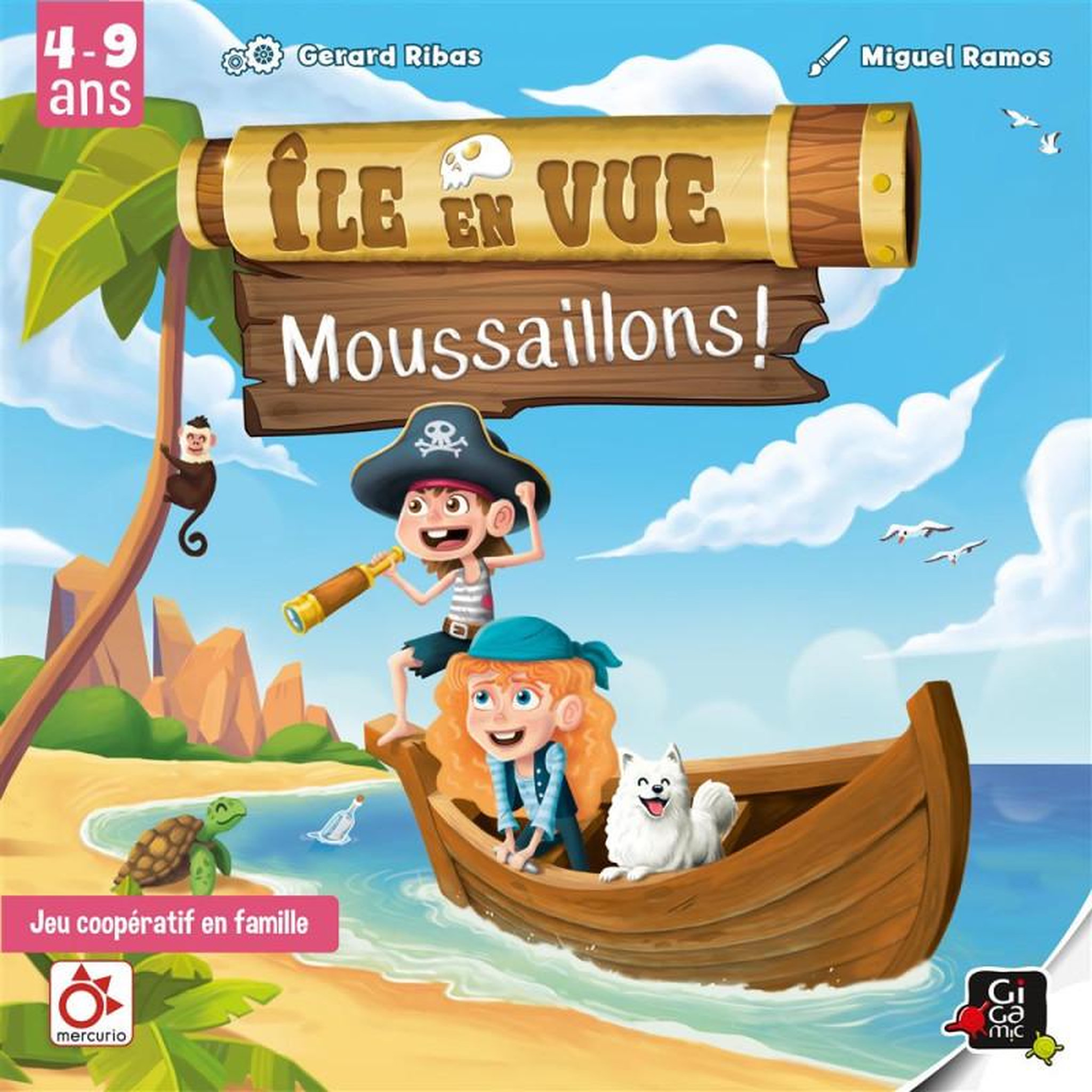 Gigamic Jeu d'ambiance Gigamic Ile en Vue Moussaillons !