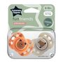 Voir la diapositive 4 : TOMMEE TIPPEE Sucette - TOMMEE TIPPEE - FUN - 6-18 mois - Lot de 2 sucettes symétriques sans BPA - Capsule de stérilisation réutilisable