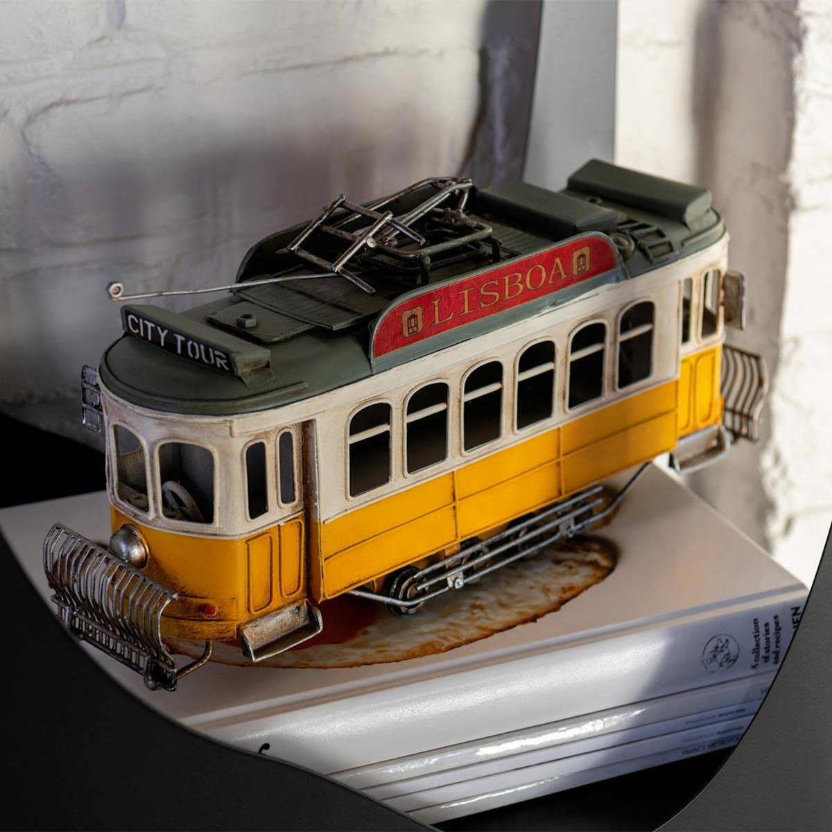Paris Prix Tram Déco en Métal  Antique  32cm Multicolore