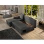 Voir la diapositive 2 : BEST MOBILIER Numancia - canapé d'angle réversible 4 places - convertible avec coffre - en tissu