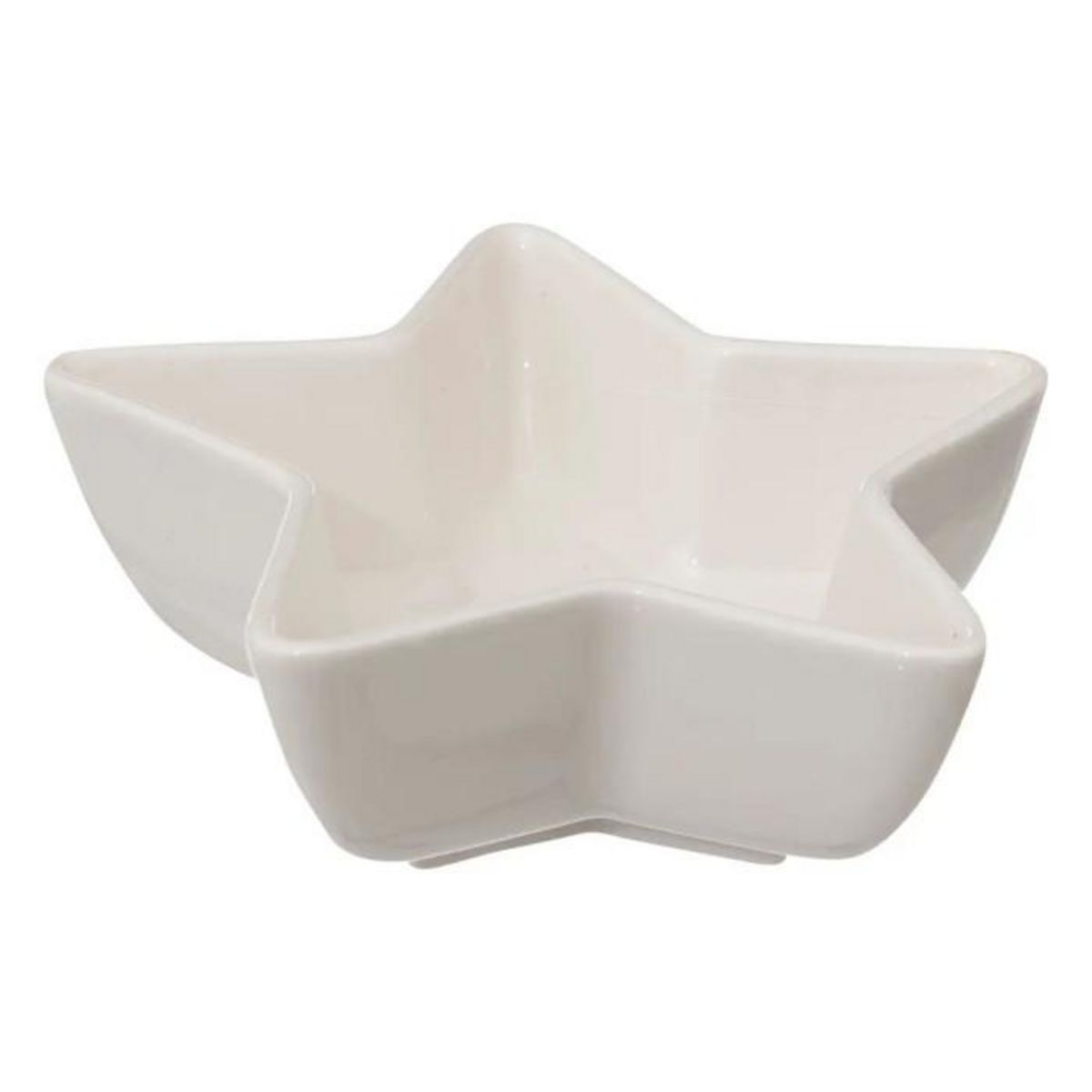 ATMOSPHERA Service Apéritif 4 Pièces  Étoile  42cm Blanc