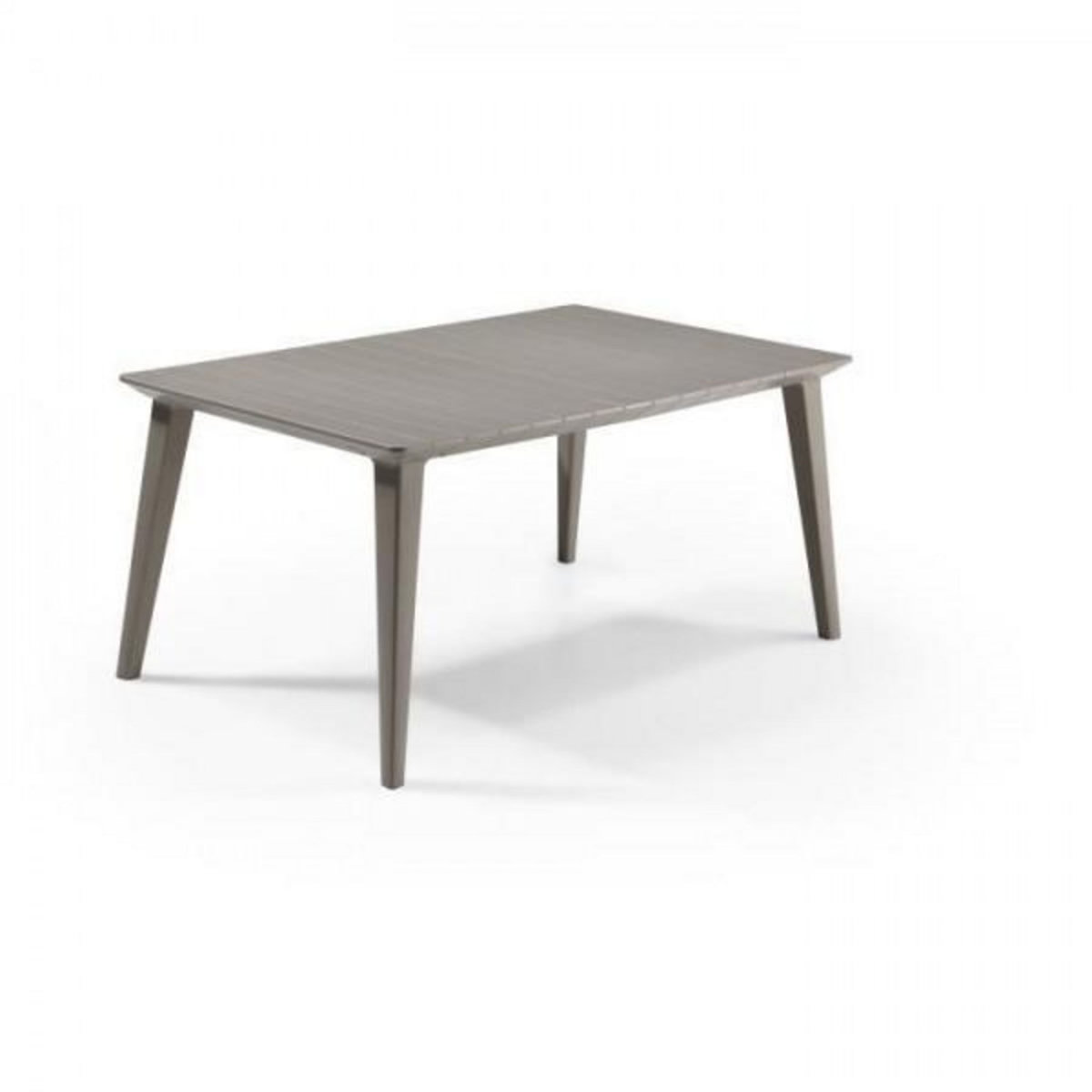 ALLIBERT by KETER Table de jardin - rectangulaire 160cm - cappuccino - en résine - 6 personnes - Lima -Allibert by KETER