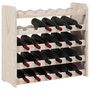 Voir la diapositive 4 : VIDAXL Casier à vin 67,5x25x60 cm Bois de pin massif
