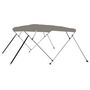 Voir la diapositive 2 : VIDAXL Auvent bimini a 4 arceaux gris 243x180x137 cm