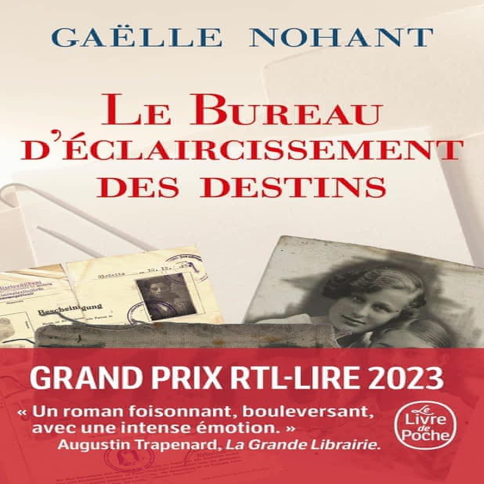 LE BUREAU D'ECLAIRCISSEMENT DES DESTINS, Nohant Gaëlle