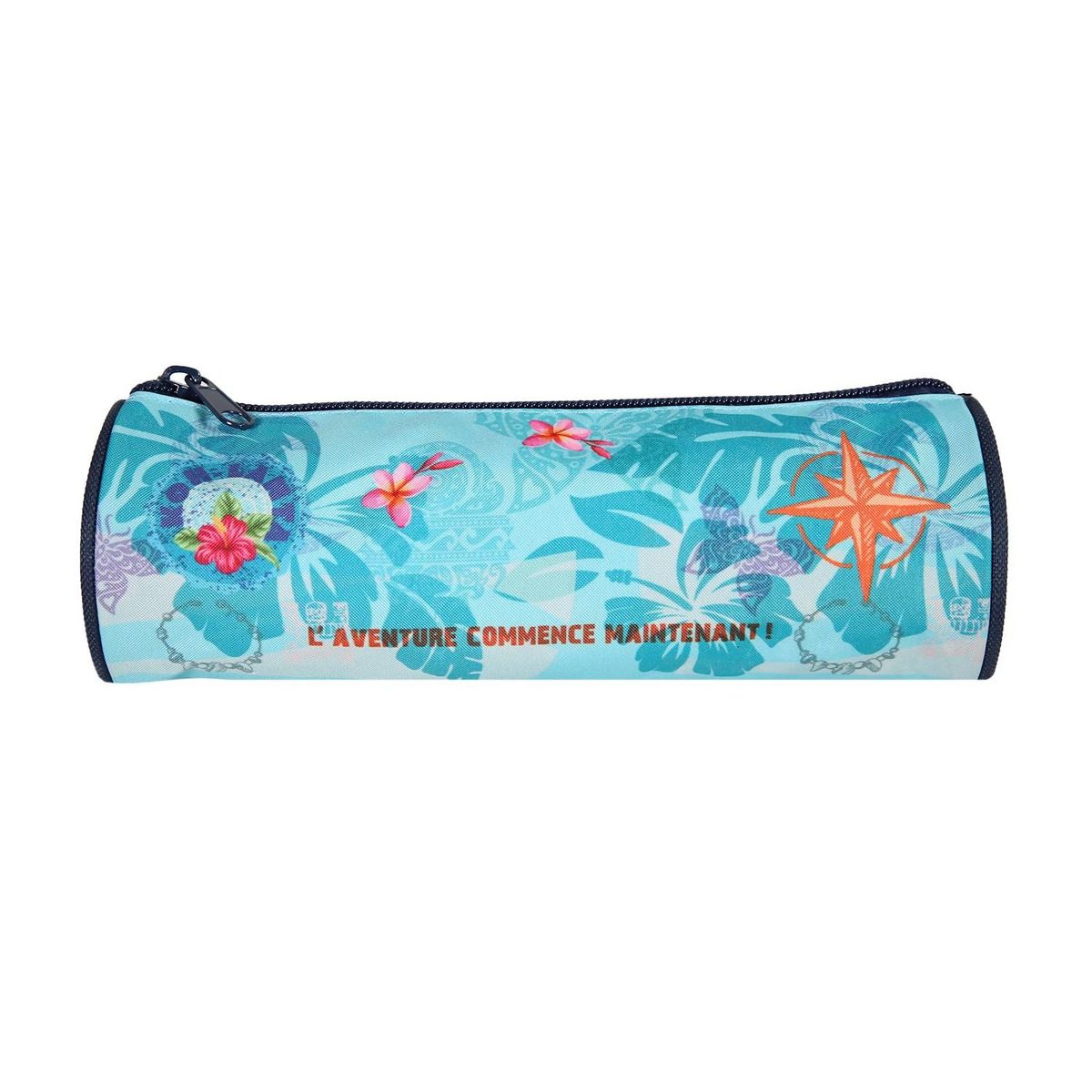 Bagtrotter BAGTROTTER Trousse scolaire ronde Koh Lanta Turquoise