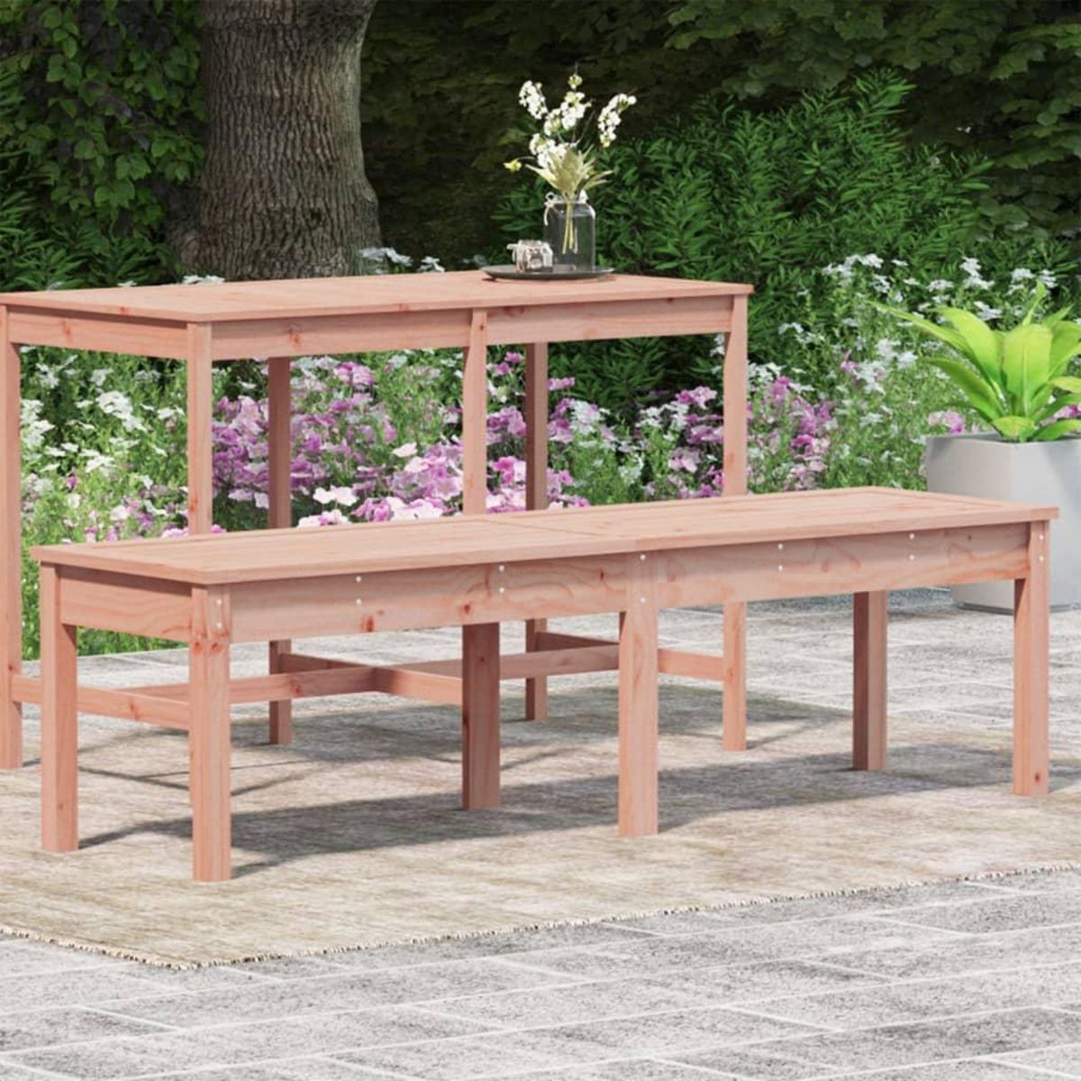 VIDAXL Banc de jardin a 2 places 159,5x44x45 cm bois massif de douglas