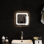 Voir la diapositive 1 : VIDAXL Miroir de salle de bain a LED 30x30 cm