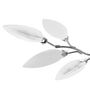 Voir la diapositive 3 : VIDAXL Plafonnier et bras en forme de feuille Acrylique 3 ampoules E14