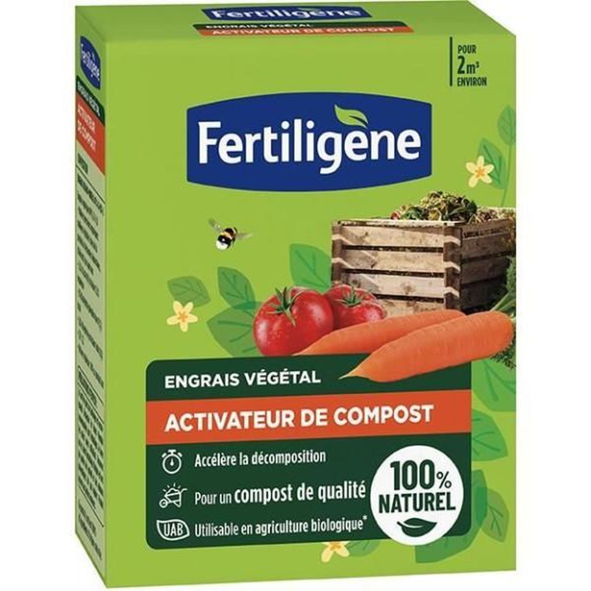 Fertiligene Activateur de compost fertiligene - facomp12 - 1,2 kg - accélere la décomposition des déchets