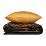 Voir la diapositive 4 : GENERIQUE Parure de lit - 129CTN63660 - 1 housse de couette 220 x 240 cm + 2 taies d'oreiller 60 x 60 cm - Satiné 100% coton - Noir