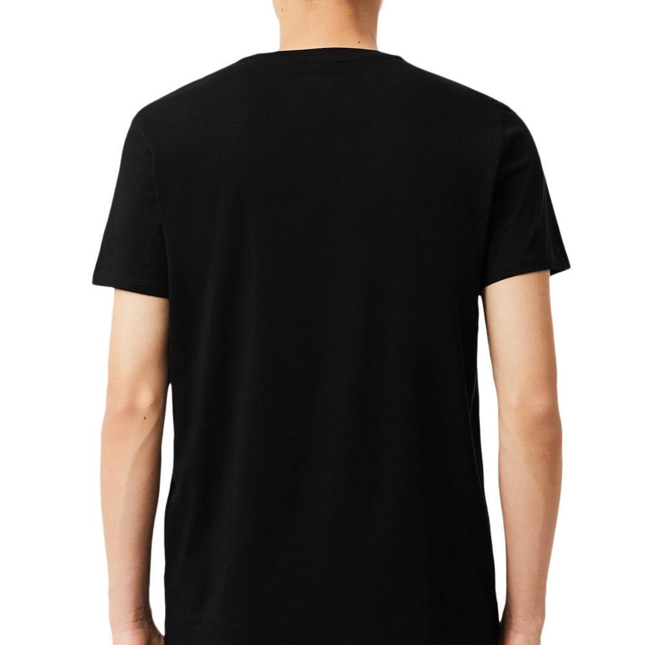 Voir la diapositive 2 : Lacoste T-shirt Noir Homme Lacoste TH6710001