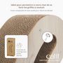 Voir la diapositive 3 : MARKET24 Griffoir pour chat - CATIT - Pixi Queue de chat - Avec balle en tissu et plume - Aspect chene naturel