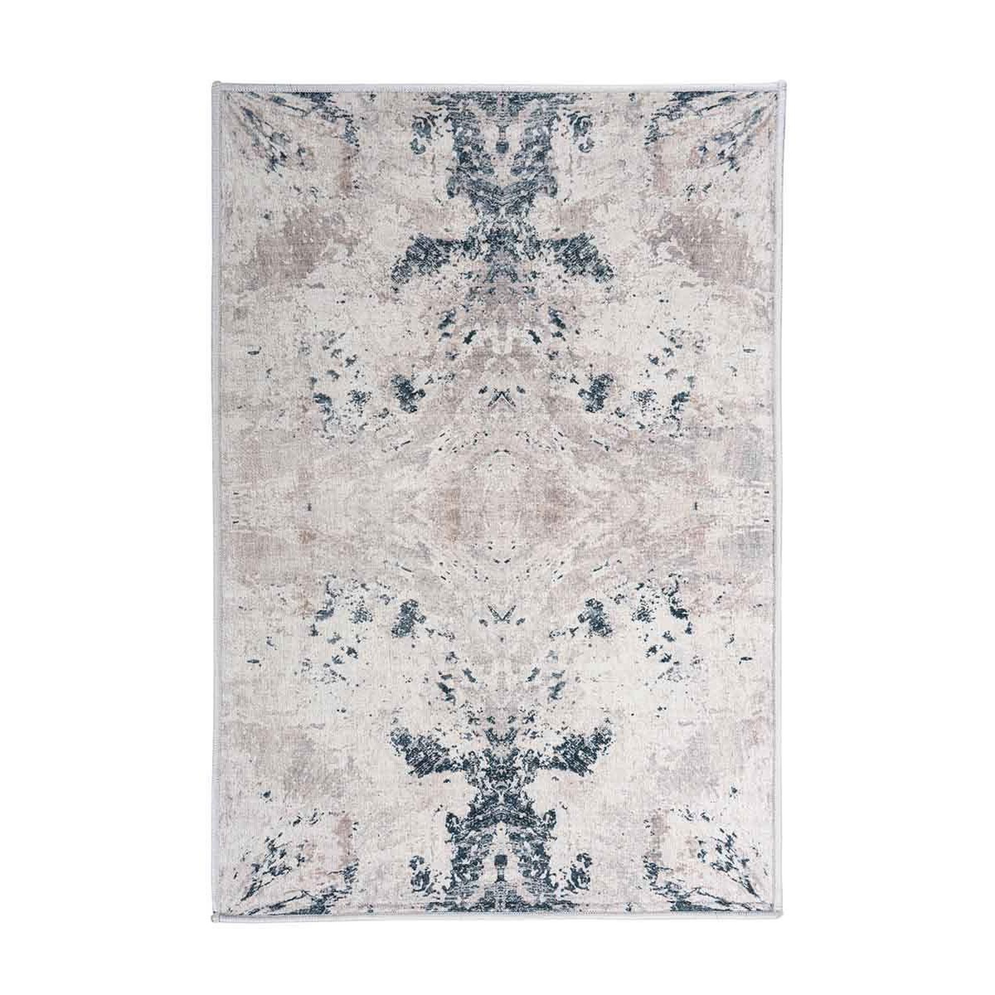 Voir la diapositive 1 : Paris Prix Tapis Déco Rectangulaire Tissé  Maika IV  Gris & Beige