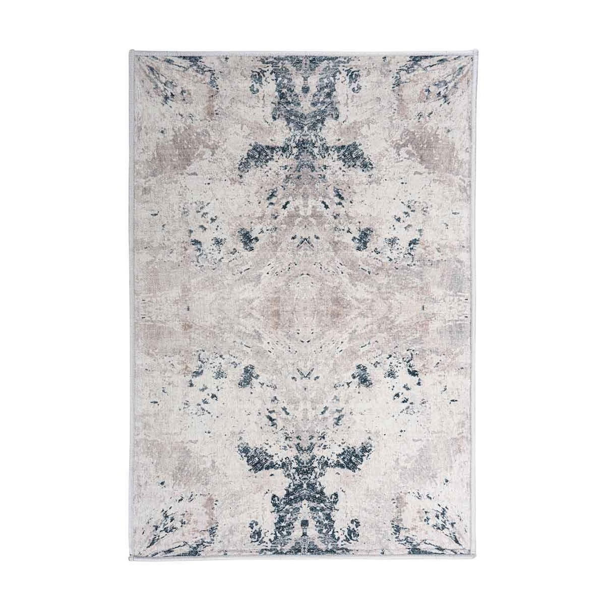 Paris Prix Tapis Déco Rectangulaire Tissé  Maika IV  Gris & Beige