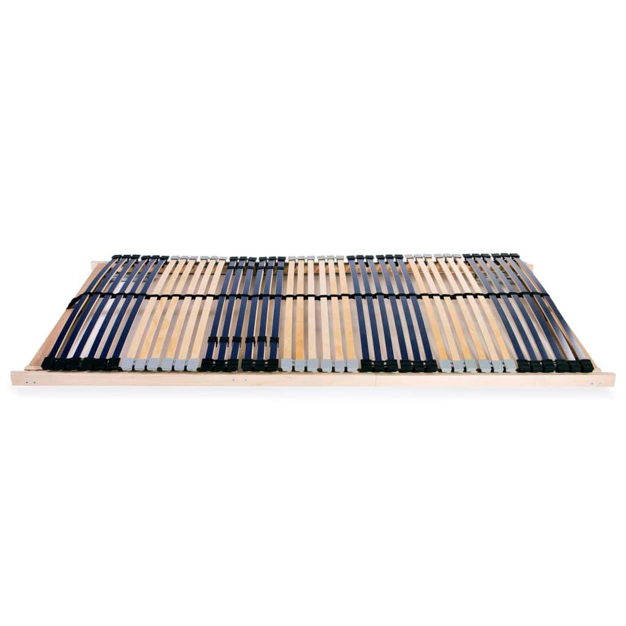 Voir la diapositive 2 : VIDAXL Sommier a lattes sans matelas avec 42 lattes 7 zones 140x200 cm
