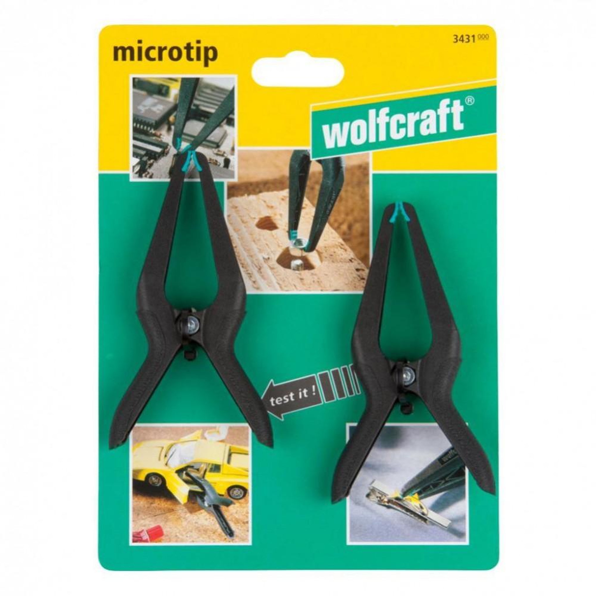 WOLFCRAFT Pince à ressort WOLFCRAFT, 60 mm