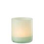 Voir la diapositive 2 : Paris Prix Photophore Design en Verre  Jade  12cm Vert Clair