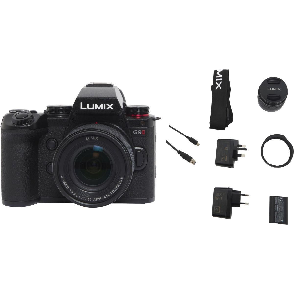 PANASONIC Appareil photo Hybride DC-G9M2ME+ Optique lumix 12-60 f3.5-5.6