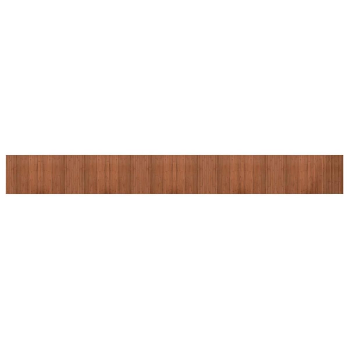 VIDAXL Tapis rectangulaire marron 60x500 cm bambou
