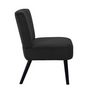Voir la diapositive 4 : Paris Prix Fauteuil Crapaud  Giulia  76cm Noir