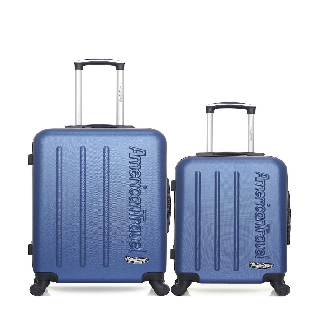 AMERICAN TRAVEL AMERICAN TRAVEL  -  LOT DE 2  -  VALISE WEEKEND ET VALISE CABINE BRONX