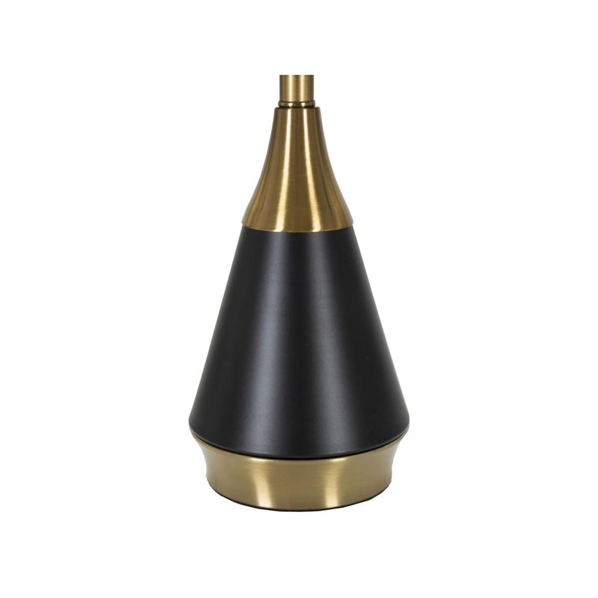 Paris Prix Lampe à Poser Design en Métal  Blacky  50cm Noir & Or