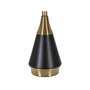 Voir la diapositive 2 : Paris Prix Lampe à Poser Design en Métal  Blacky  50cm Noir & Or