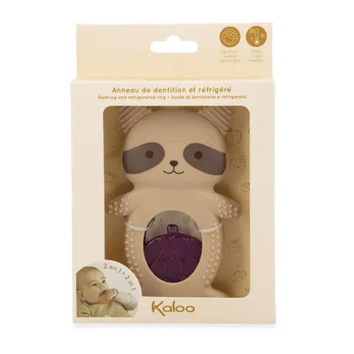 Kaloo Duo Anneau de Dentition Refrigerant Raton Laveur
