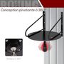 Voir la diapositive 4 : HOMCOM Punching ball poire de vitesse boxe avec support plateau tournant + pompe MDF acier revêtement synthétique rouge noir