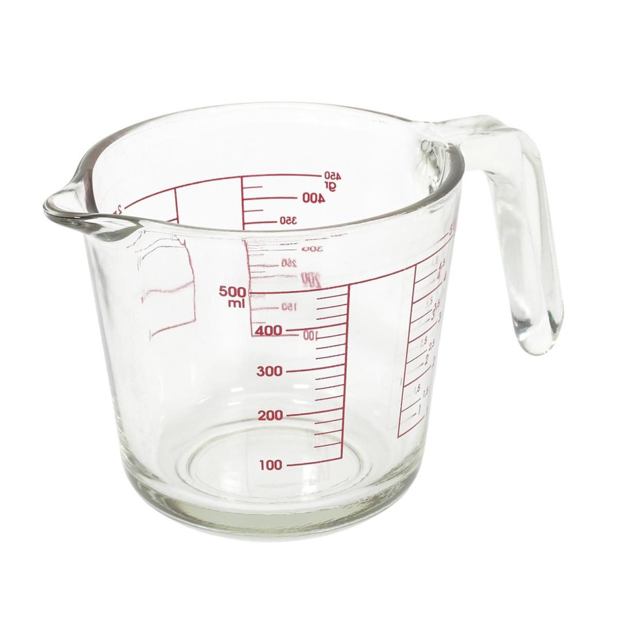 Voir la diapositive 2 : Lily Cook Verre Doseur en Verre  Kitchen  50cl Transparent