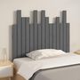 Voir la diapositive 3 : VIDAXL Tete de lit murale Gris 95,5x3x80 cm Bois massif de pin