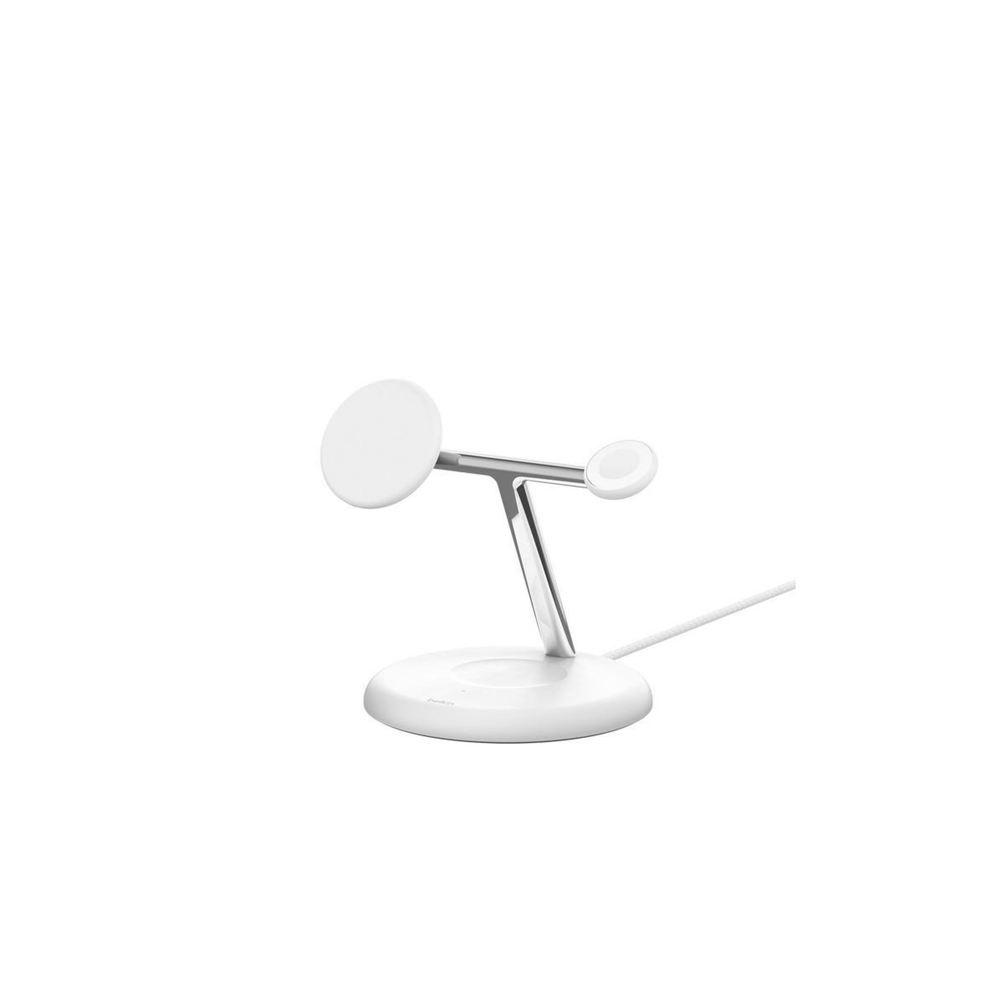 Belkin Belkin WIZ023VFWH chargeur d'appareils mobiles Écouteurs, Smartphone, Smartwatch Blanc USB Recharge sans fil Intérieure