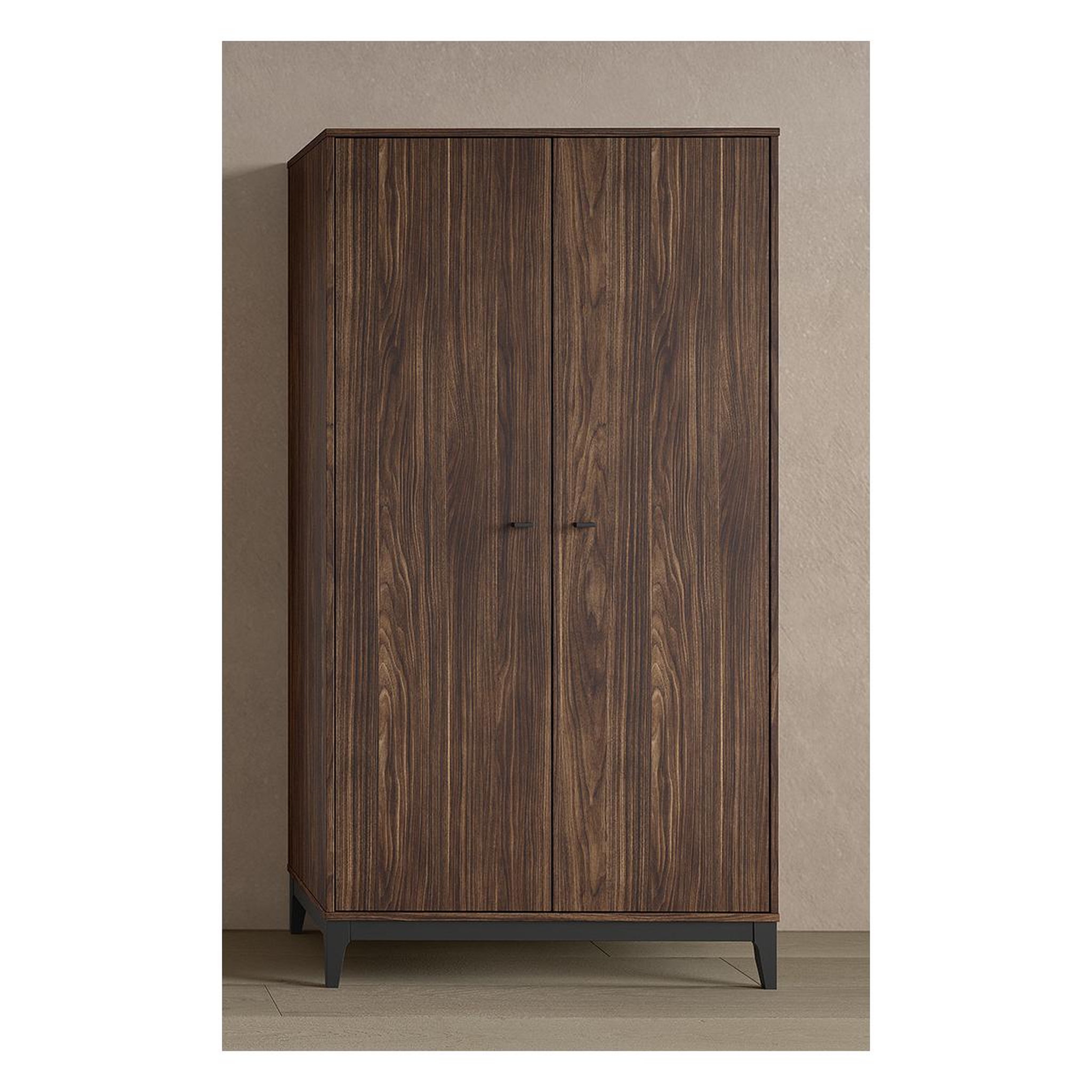 Voir la diapositive 2 : Vipack Armoire ilyas 2 portes noyer