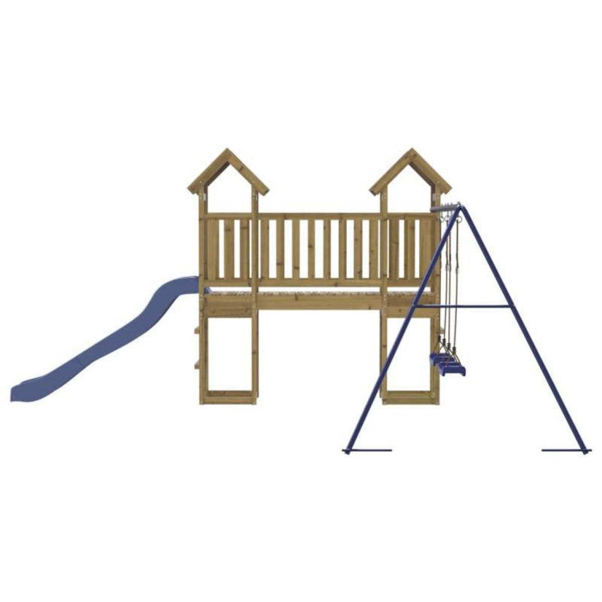 VIDAXL Aire de jeux d extérieur bois de pin imprégné