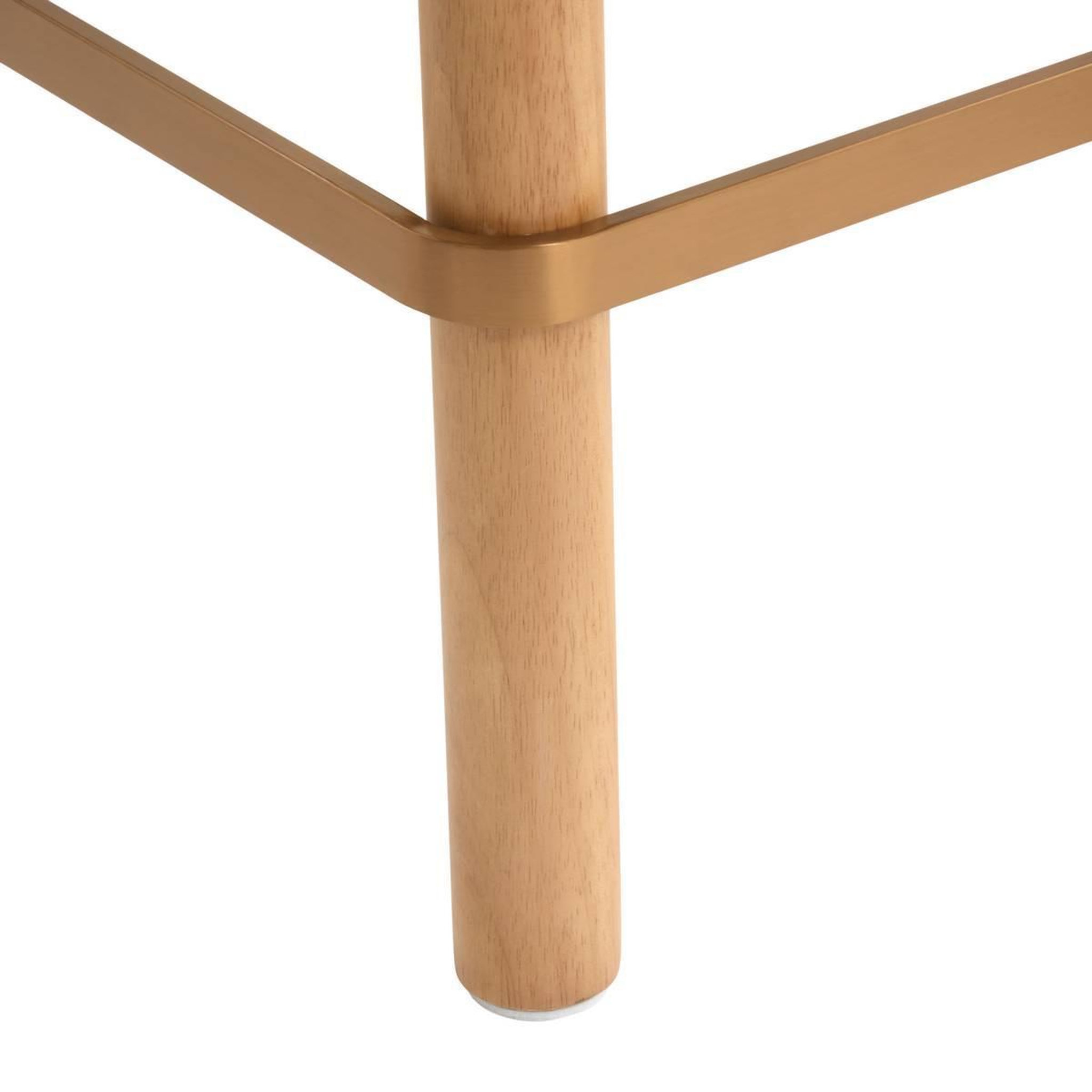 Voir la diapositive 3 : ATMOSPHERA Tabouret de bar design  noali  104cm ambre & naturel
