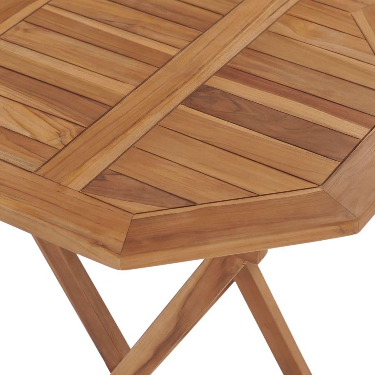 VIDAXL Table pliable de jardin 60x60x75 cm Bois de teck solide
