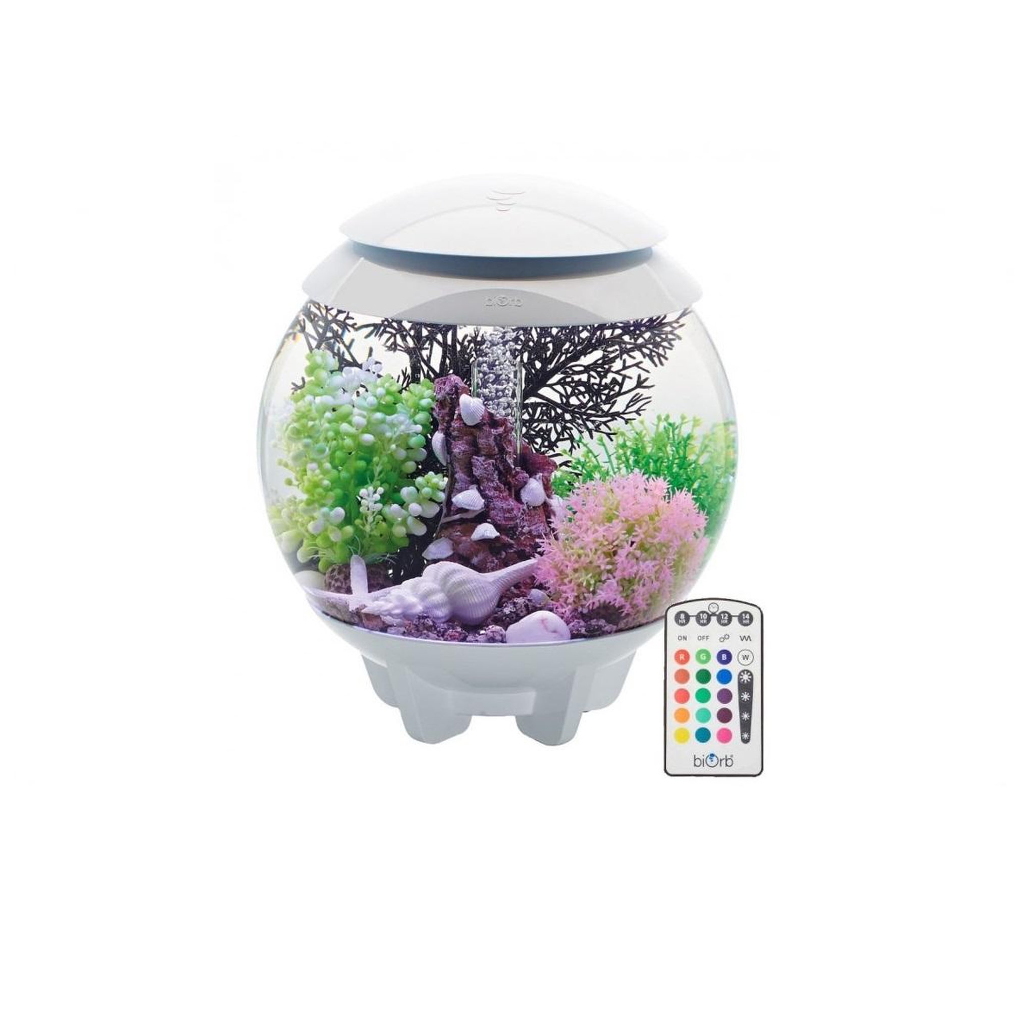 Voir la diapositive 5 : Oase Aquarium décoratif 15l blanc - halo 15 mcr white