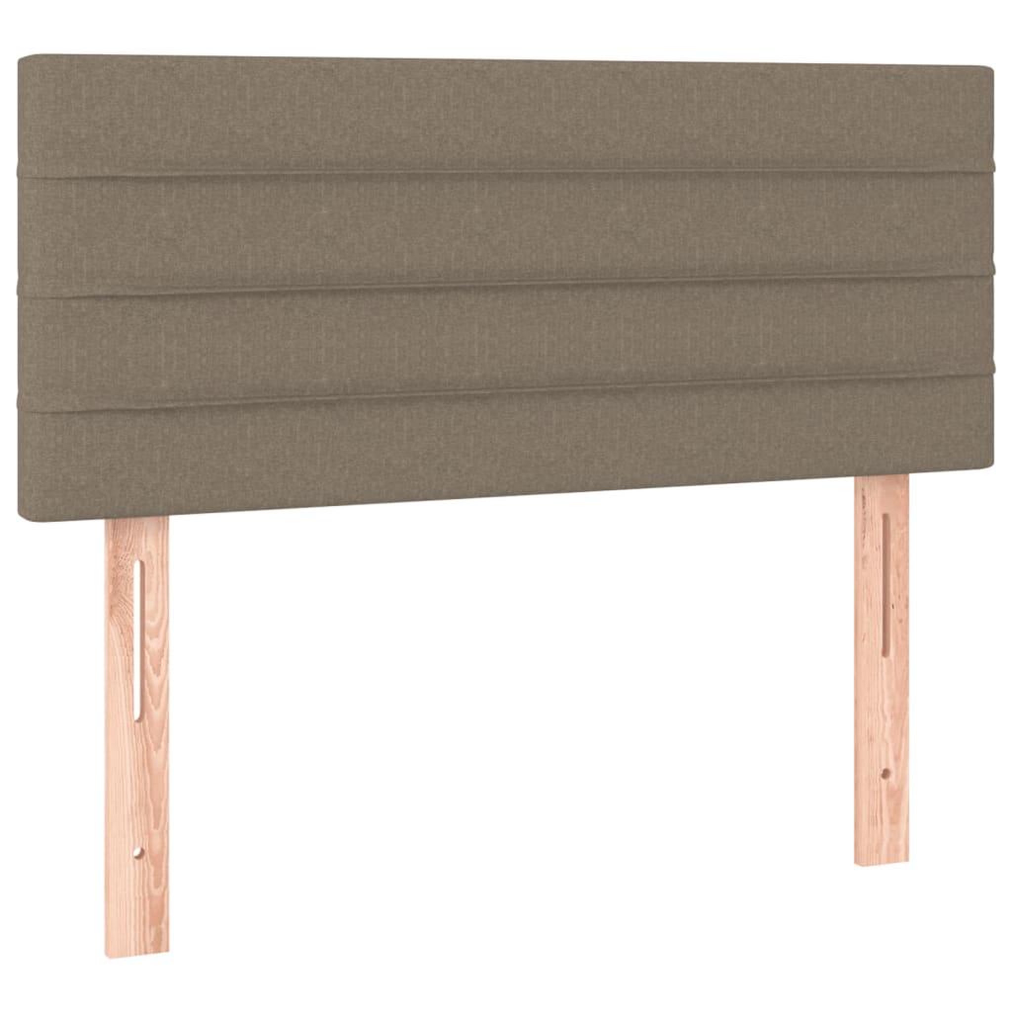Voir la diapositive 4 : VIDAXL Tete de lit a LED Taupe 100x5x78/88 cm Tissu