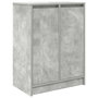 Voir la diapositive 2 : VIDAXL Armoire a chaussures gris beton 57x34x76 cm bois d'ingenierie