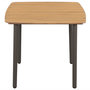 Voir la diapositive 2 : VIDAXL Table de jardin 80 x 80 x 72 cm Bois d'acacia solide et acier