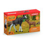 Voir la diapositive 3 : Schleich Figurines Élan Femelle avec Veau, animaux sauvages, Schleich 42629 Wild Life, Pour enfant des 3 ans