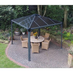 Palram Gazébo tonnelle 8.7m² gris anthracite - 702425