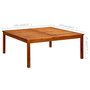Voir la diapositive 6 : VIDAXL Table basse de jardin 110x110x45 cm Bois solide d'acacia