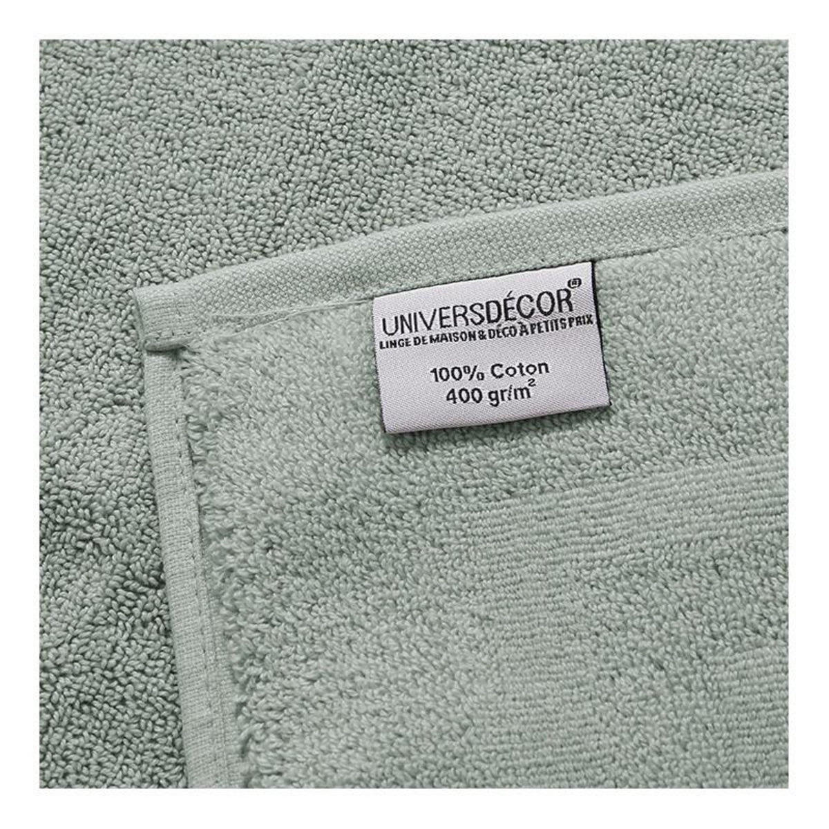 COTON PUR Lot de 2 serviettes invité  Spa  30 x 50 cm / 400 gr/m² -  - Lot de 2 Serviettes invité 30 x 50 cm